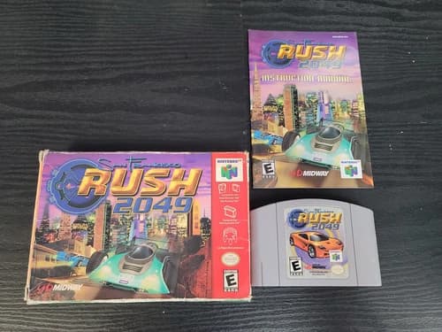 San Francisco Rush 2049 N64 Complete In Box CIB Good Shape Nintendo 64
