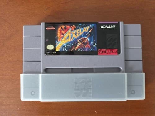 AXELAY for Super Nintendo SNES Authentic and Tested VGC