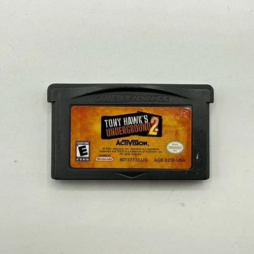 Nintendo Game Boy Advance Tony Hawks Underground 2 Tested & Working Activision