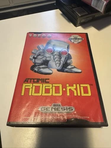 Atomic Robo-Kid (Sega Genesis, 1990) - CIB COMPLETE