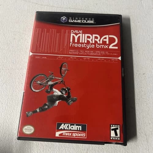Dave Mirra Freestyle BMX 2 (Nintendo GameCube) Complete with/ Manual CIB TESTED