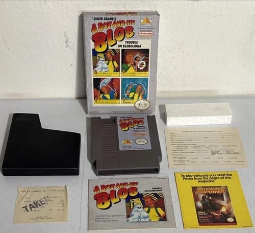 A Boy And His Blob: Trouble on Blobonia (Nintendo NES) Complete - Authentic
