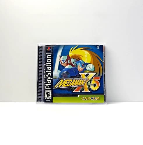 Mega Man X5 Sony PlayStation 1 PS1 CIB Complete Refurbished Tested Free Shipping