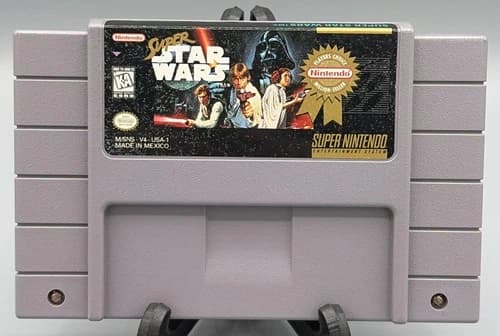 Super Star Wars (SNES, 1992) Players Choice Edition Authentic 💯Tested ✅