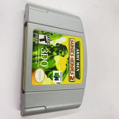 Army Men Sarge's Heroes 2 - Nintendo 64 (N64) Complete in box (CIB)