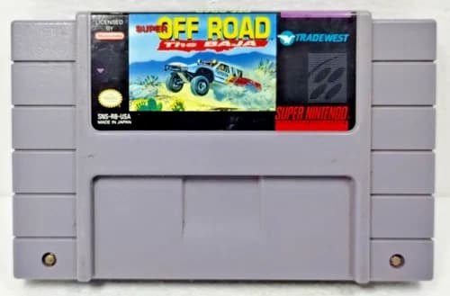 Super Off Road The Baja SNES (1991) Nintendo SNES Authentic Cartage Only