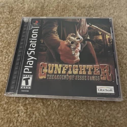 Gunfighter: The Legend of Jesse James PS1 2001 Complete CIB Tested W/Reg