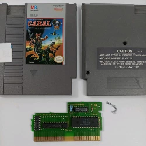 Cabal (Nintendo NES) Video Game - Authentic - Tested