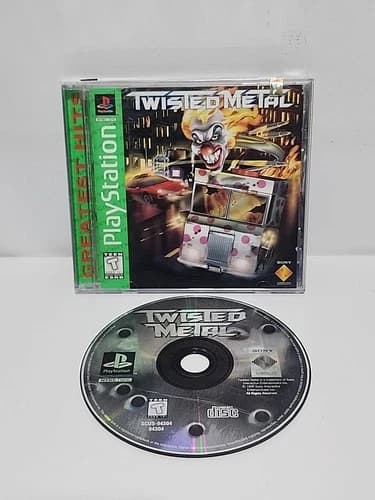 TWISTED METAL Greatest Hits PS1 PlayStation Sony Complete Tested & Works