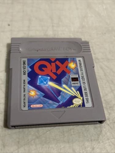 Qix Nintendo Game Boy Tested & Working