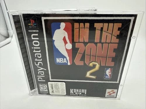 NBA In the Zone 2 PS1 CIB Sony PlayStation Complete Sports Tested FREE SHIPPING