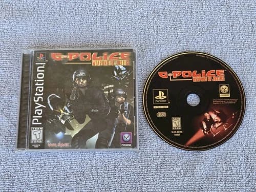 PS1 PlayStation 1 G Police Weapons Of Justice Game ~ Tested