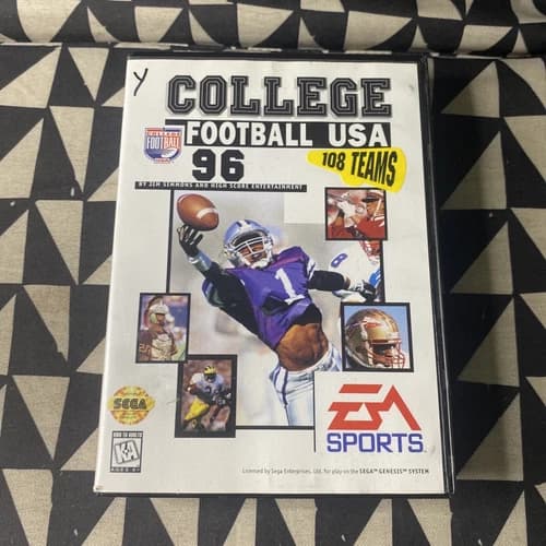 College Football USA 96 (Sega Genesis, 1996) COMPLETE With Manual Tested