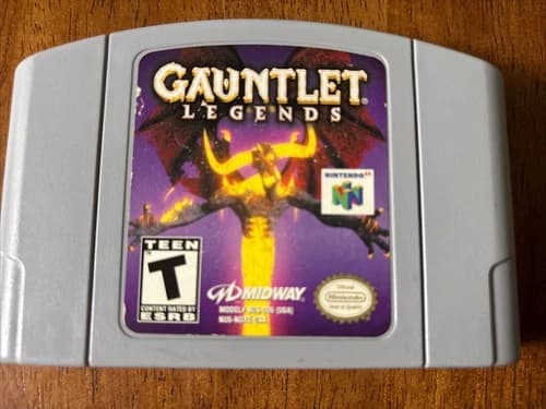 Gauntlet Legends (Nintendo N64) Authentic Cleaned Tested Working Fast Shipping