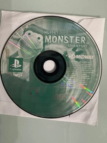Muppet Monster Adventure - PlayStation - Authentic - Loose Disc - NTSC/US