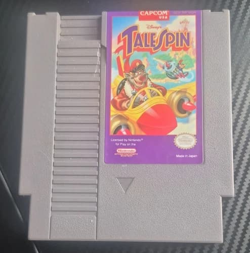 Disney's TaleSpin Nintendo NES Game Cartridge, Capcom, NTSC-U/C (US/Canada)