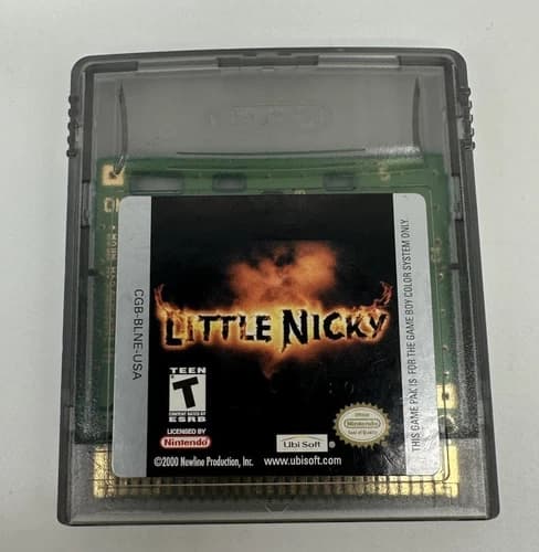 Little Nicky NINTENDO Gameboy Color 2000 Game cartridge Tested Working