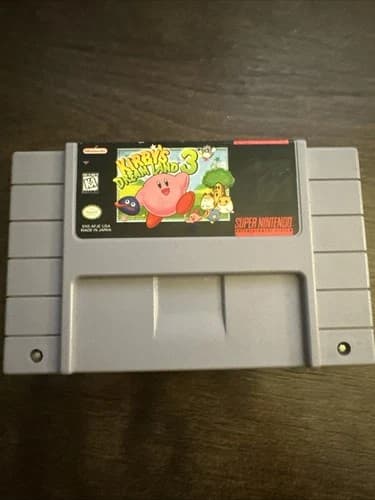 Kirby's Dream Land 3 (Nintendo SNES, 1998) Cartridge Only (RARE) Official Cart