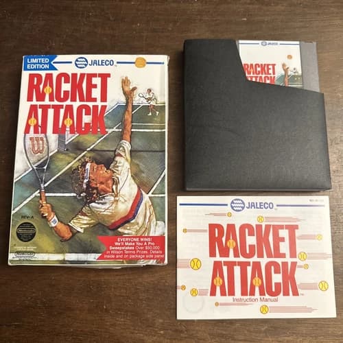 Racket Attack Jalesco - Nintendo NES - Complete - Tested - Authentic