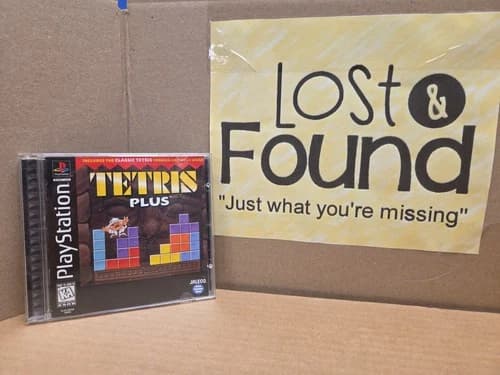 Tetris Plus PS1 PlayStation 1 Complete CIB Tested Black Label