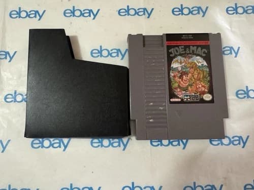 Joe & Mac (Nintendo Entertainment System, NES, 1992) Tested Free Shipping