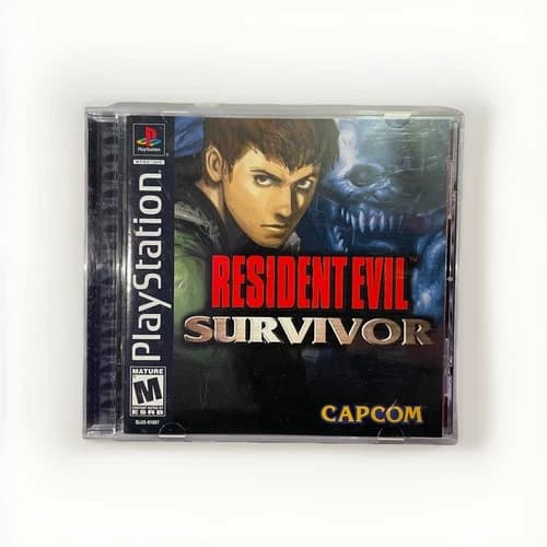 Resident Evil: Survivor PlayStation 1 Capcom Shooter Action PS1 CIB TESTED WORKS