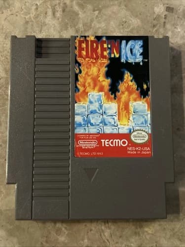 Fire 'N Ice (Nintendo Entertainment System, 1993) Rare NES Game Cartridge Only