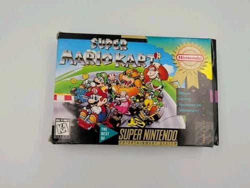 Super Mario Kart (Nintendo SNES, 1992) CIB