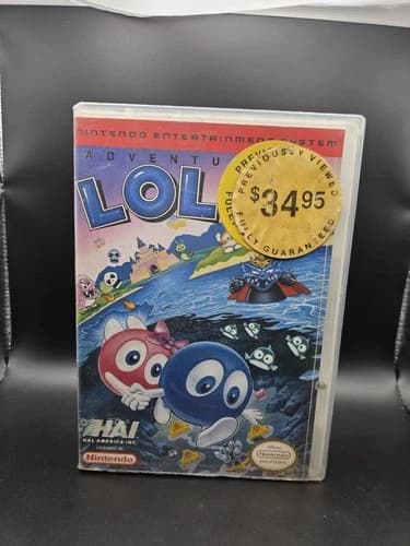 Adventures of Lolo 3 (Nintendo NES, 1991) Guaranteed - Authentic & Tested