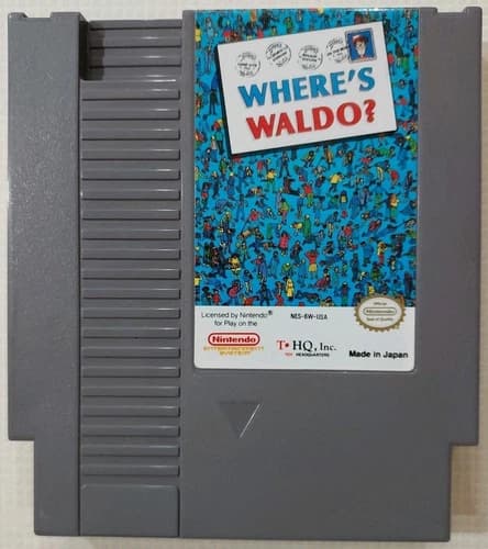 Where's Waldo (Nintendo Entertainment System, 1991) AUTHENTIC, CLEANED & TESTED