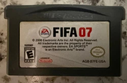 Game Boy Advance FIFA 07 NINTENDO GBA Good condition