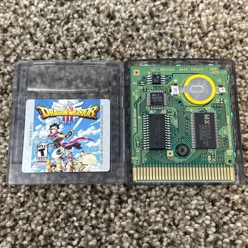 Dragon Warrior III (Nintendo Game Boy Color, 2001) NEW SAVE BATTERY TESTED