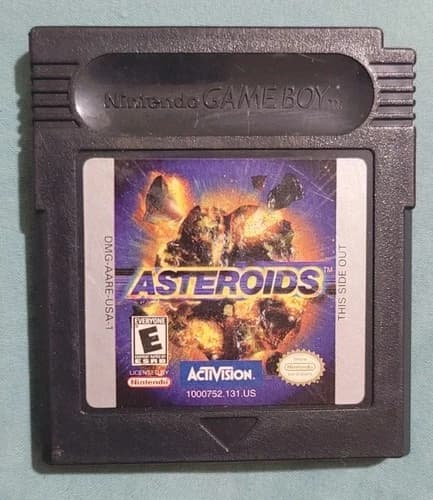 Asteroids (Gameboy) - Black Cartridge - Tested and Working