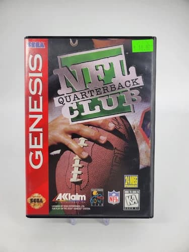 NFL Quarterback Club (Sega Genesis, 1994) Complete in box | Tested