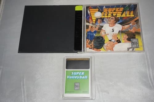 Super Volleyball (Turbo Grafx 16 tg16) Complete in Case Turbografx