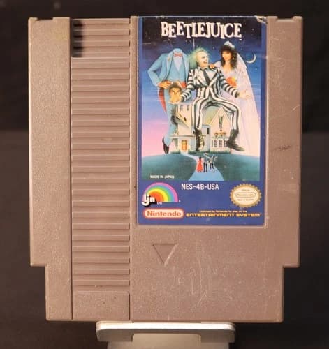 Beetlejuice Nintendo Entertainment System NES 1991 Cartridge Only Tested
