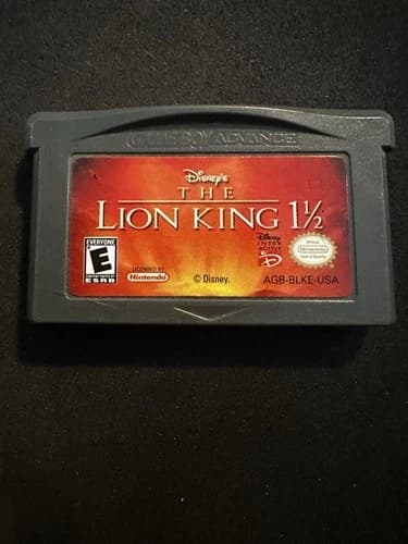 The Lion King 1 1/2 Nintendo Gameboy Advanced Authentic Tested Cart Only GBA