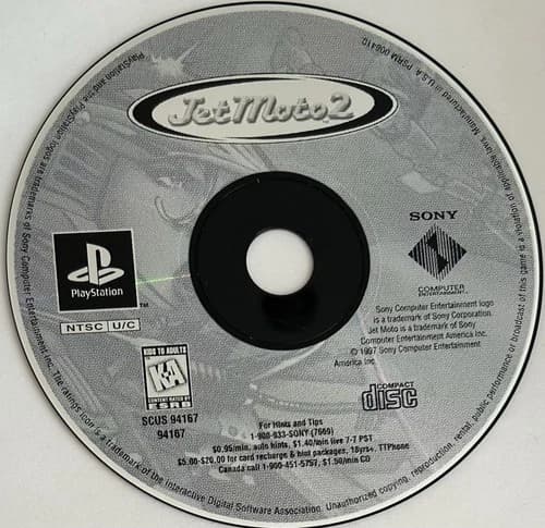 Jet Moto 2 (Sony PlayStation 1, PS1) DISC ONLY | NO TRACKING | M663