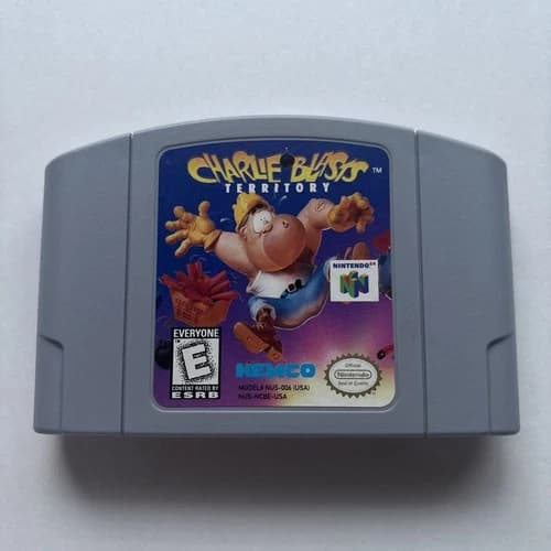 Charlie Blasts Territory Nintendo 64 N64 Cleaned Tested Super Fun Retro Kid Rare
