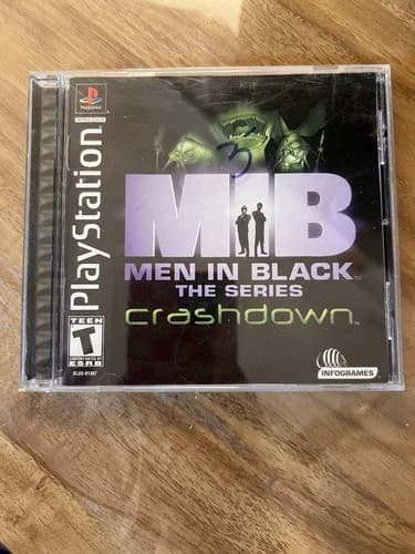 Men in Black-The Series: Crashdown (PlayStation 1 PS1, 2001) ☆ Complete ☆
