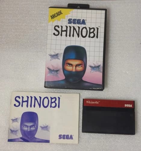 sega master system shinobi CIB