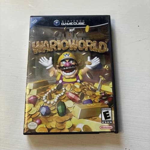 Nintendo Wario World (Nintendo GameCube, 2003) Complete Manual Included Rare