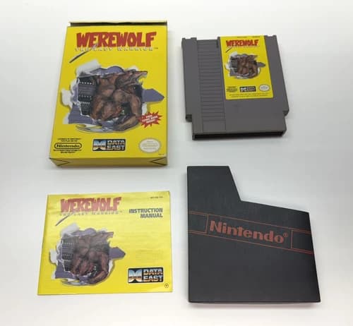 Werewolf The Last Warrior Nintendo NES Data East Complete, CIB, USA