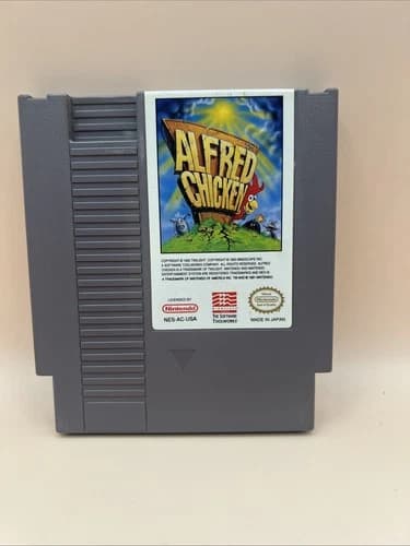 Alfred Chicken (Nintendo Entertainment System, 1994). Cartridge