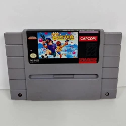 Super Buster Bros (Super Nintendo, SNES) Cart Only - Tested - Free Shipping