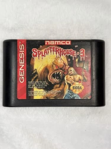 Splatterhouse 3 (Sega Genesis, 1993) Authentic Game Cartridge Only