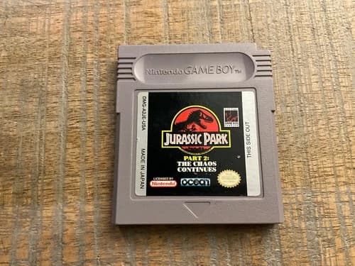 Game Boy Jurassic Park Part 2 The Chaos Continues Nintendo GB Tested/Works
