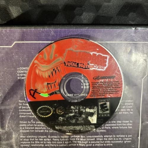 Rampage Total Destruction Nintendo Gamecube Disc Only Tested Working