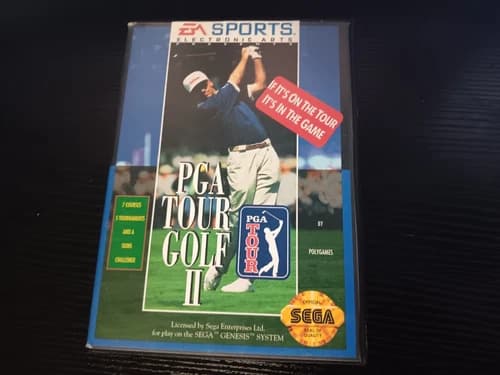 PGA Tour Golf II (Sega Genesis, 1992) Complete Tested