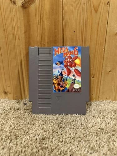 Mega Man 6 (1993, Nintendo NES) Cartridge, Capcom, Tested & Works